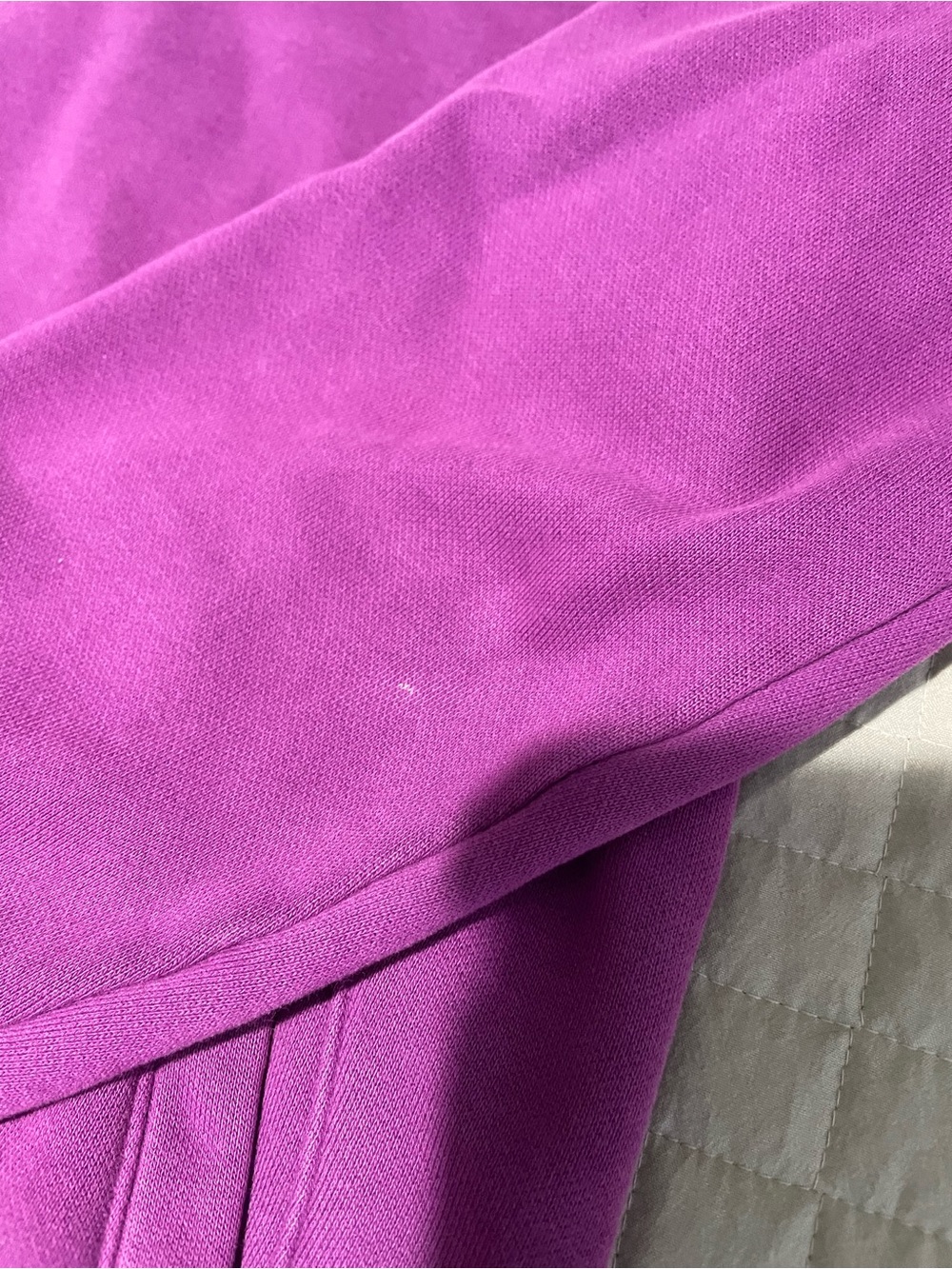 Puma Purple Graphic Logo Hoodie - White Drawstrings - Women's Medium - Picture 10 of 15
